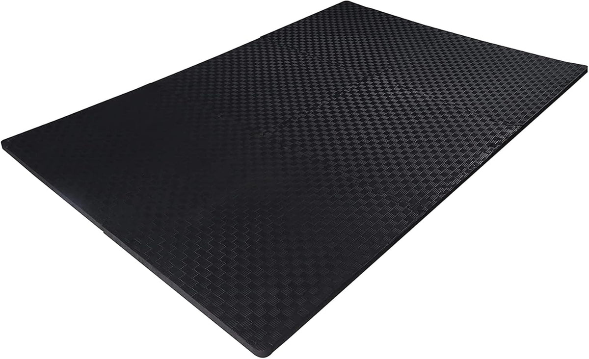 BalanceFrom Puzzle Exercise Mat 1/2-inch Thick, EVA Interlocking Foam Floor
