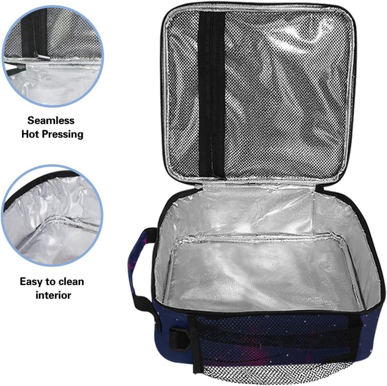 Galaxy Lunch Box Insulated Lunch Bag Cooler Tote Bag