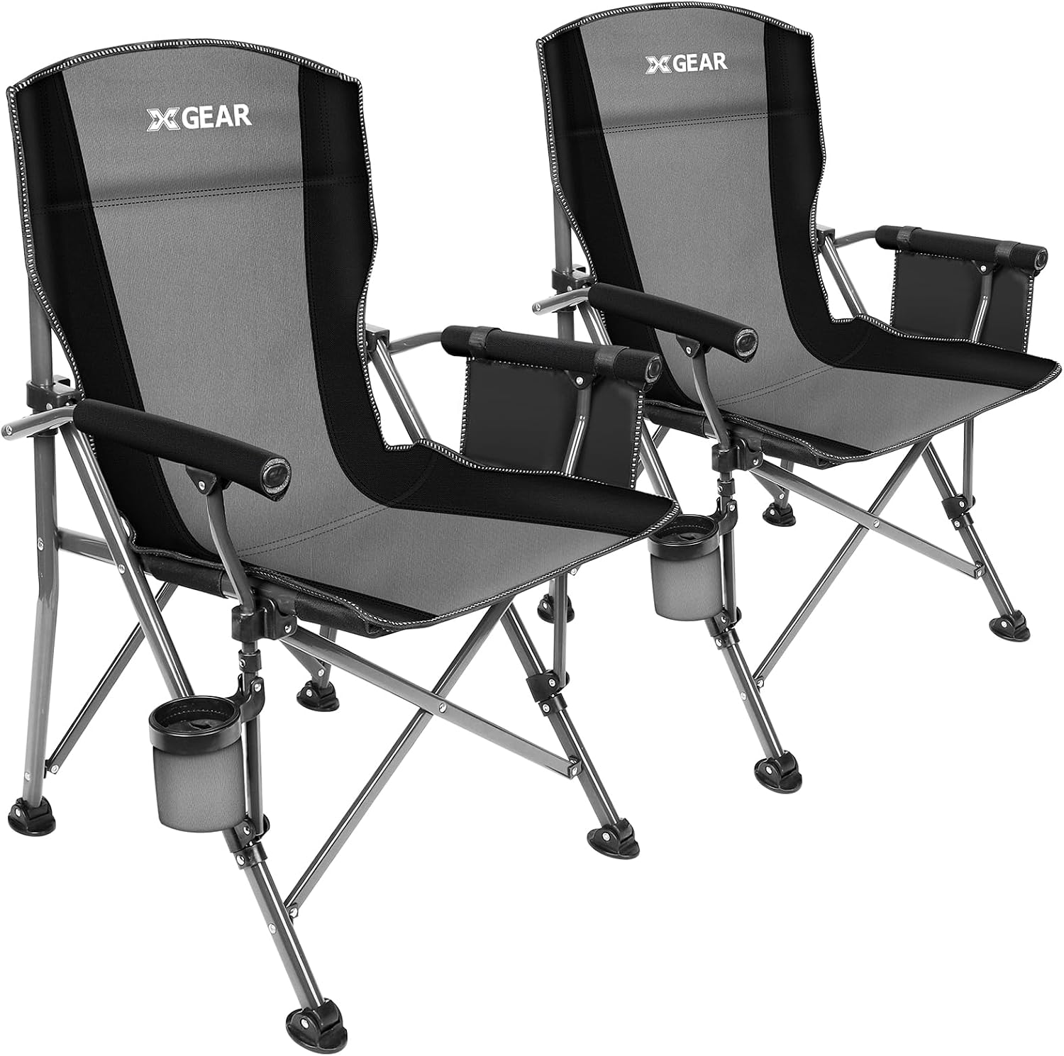 XGEAR Portable Camping Chair for Adutls Outdoor Camp Chairs,Blue
