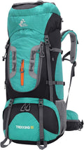 Bseash 80L Waterproof Hiking Camping Backpack with Rain Cover, Lightweight Outdoor Sport Travel Daypack for Climbing Touring