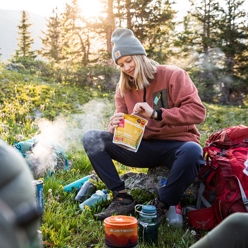 GOOD TO-GO Thai Curry (Single Serving) | Camping & Backpacking Food | Just Add Water Backpacking Meals | Good To-Go Dehydrated Meals Taste Better Than Freeze Dried Food