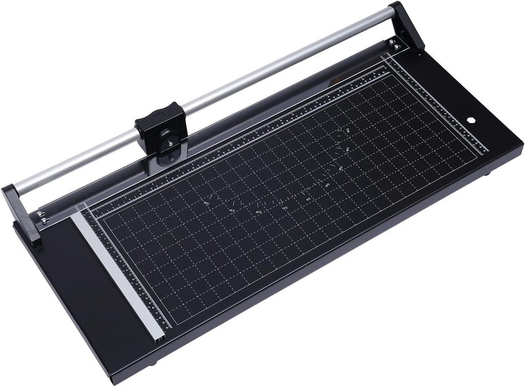 Manual Precision Sliding Rotary Paper Trimmer 24 Inch Photo Paper Film PVC Rolling Cutter Trimmer Paper Craft Tool with Sharp Blade