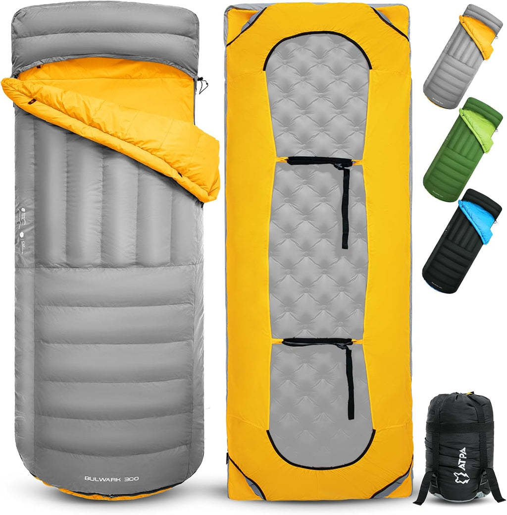 ATEPA Down Sleeping Bag, 650FP / 700FP Recycled, 3-Season