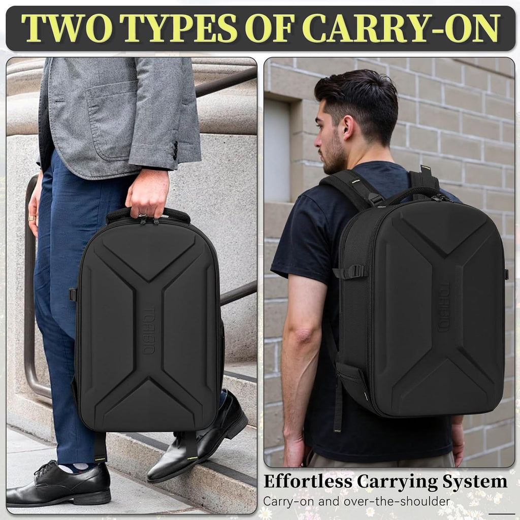 TORIBIO Large Hardshell Camera Backpack DSLR/SLR/Mirrorless Photography Bag