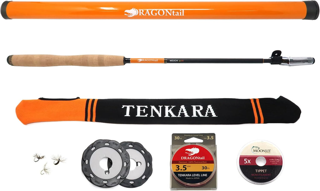 DRAGONtail Tenkara - MIZUCHI zx340 Small Tenkara Rod