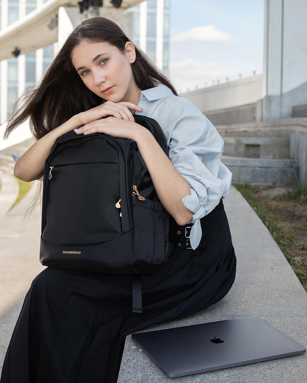 LIGHT FLIGHT Travel Backpack for Women, 15.6 inch Laptop Daypack