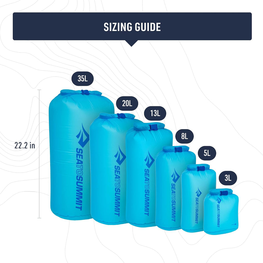 Sea to Summit Ultra-Sil Dry Bag, Ultralight Waterproof Dry Storage