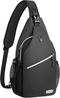 MOSISO Small Sling Bag for Men, Crossbody Shoulder Chest Daypack Bag