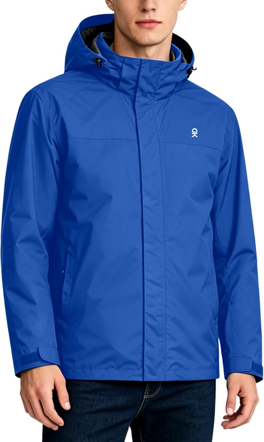 Little Donkey Andy Men's Waterproof Rain Jacket Outdoor Raincoat for Hiking