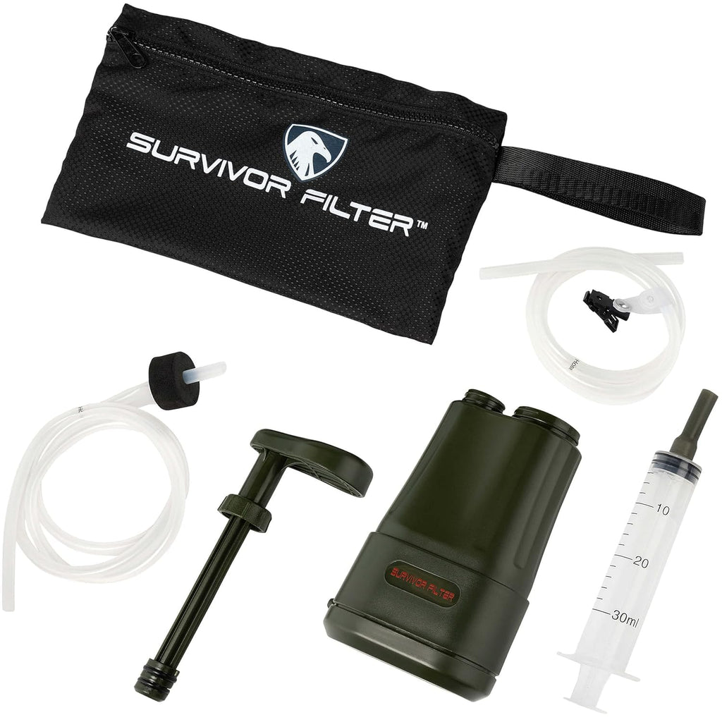 Survivor Filter PRO X Electric Portable Water Filter for Camping & Survival