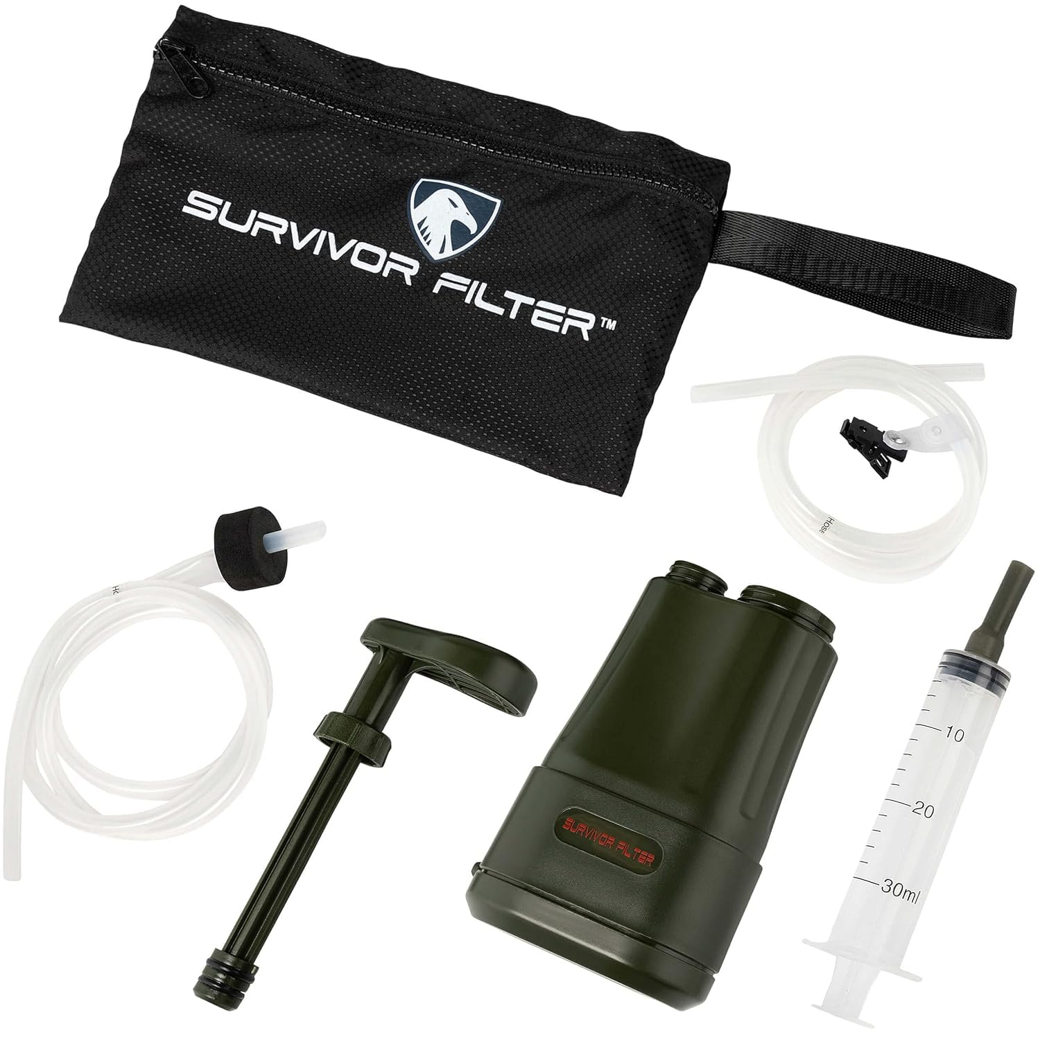 Survivor Filter PRO X Electric Portable Water Filter for Camping & Survival