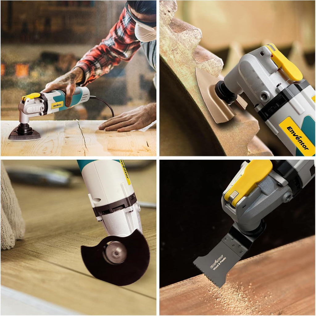 Enventor Oscillating Tool with Tool-Free Change, 260 W, 43 Accessories