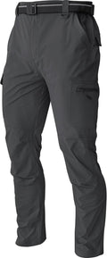 Men's Cargo Work Hiking Pants Lightweight Water Resistant Quick Dry Fishing Travel Camping Outdoor Breathable Multi Pockets