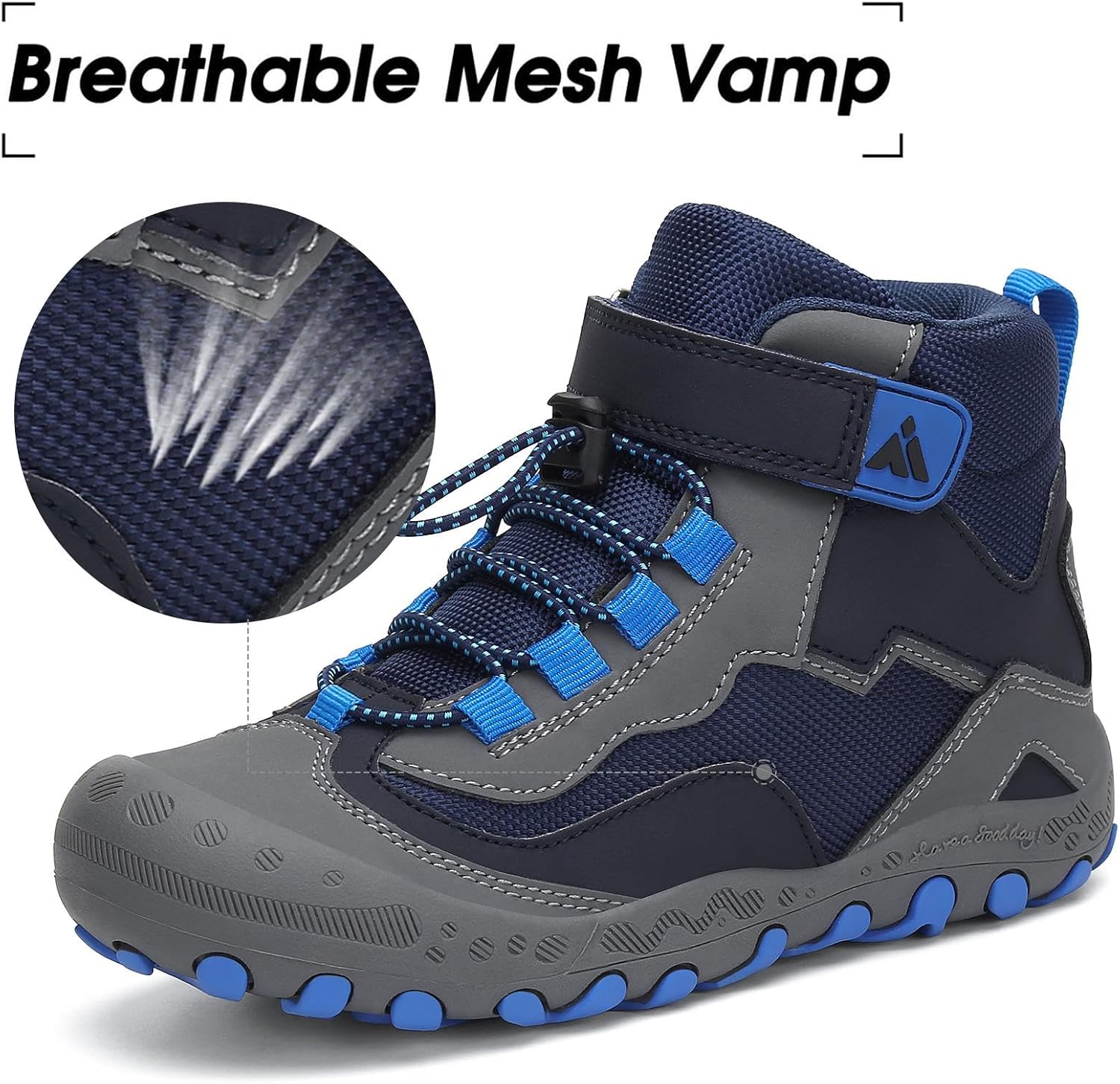 Mishansha Kids Hiking Boots Toddler Boys Girls Hiking Shoes Outdoor Trail