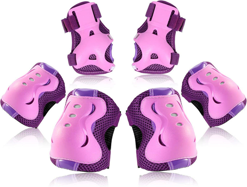 BOSONER Kids/Youth Knee Pad Elbow Pads Guards Protective Gear Set for Roller Skates Cycling BMX Bike Skateboard Inline Skatings Scooter Riding Sports