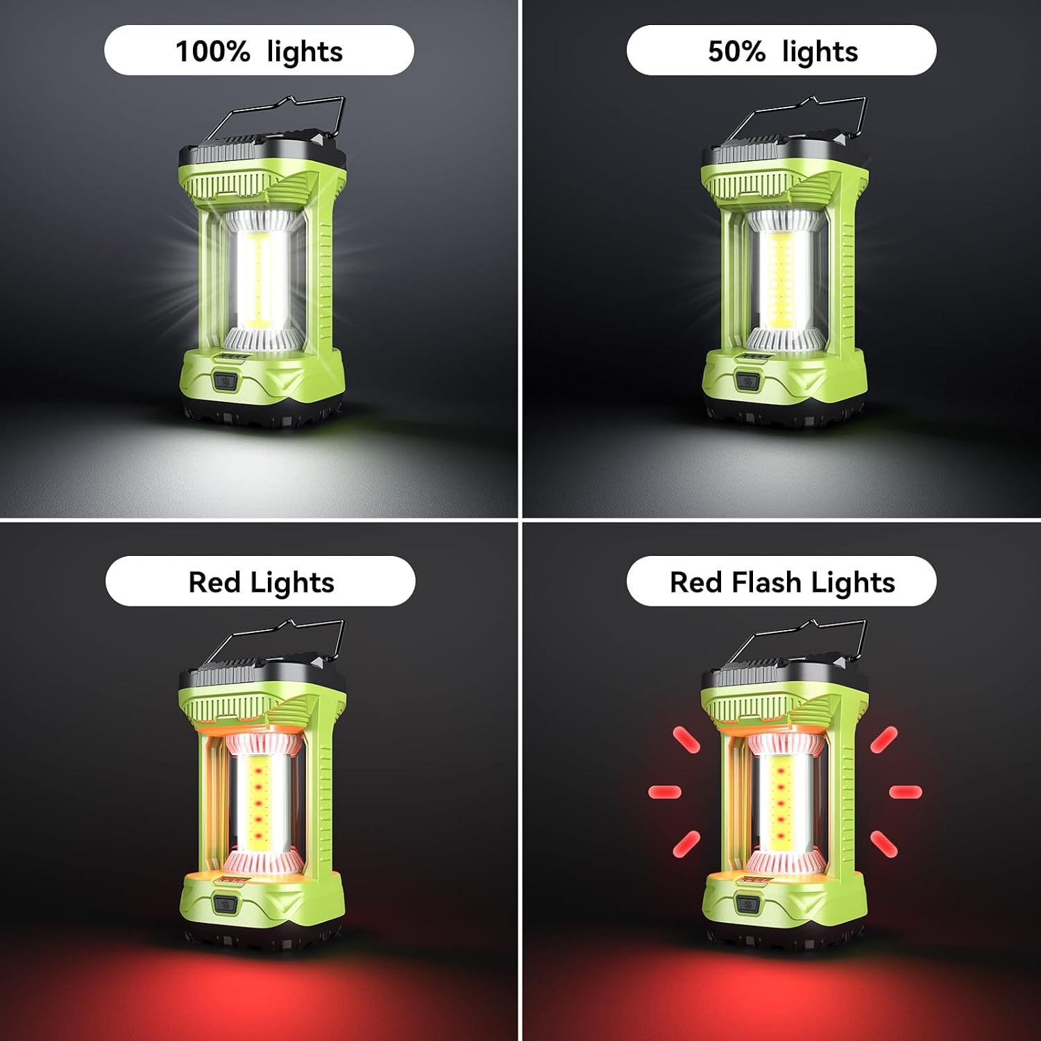 AlpsWolf Rechargeable Camping Lantern, 4000LM Emergency Camping Tent Light