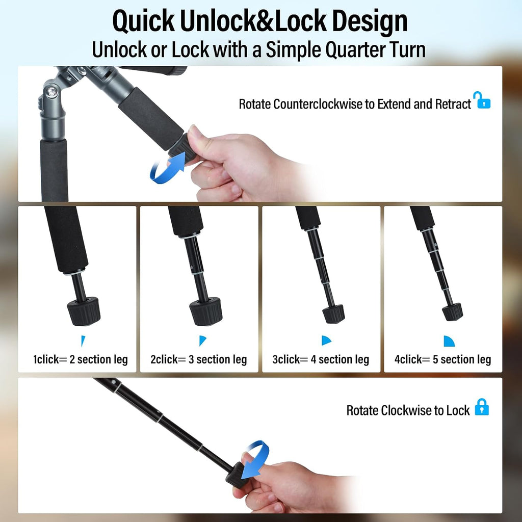 SIRUI Aluminum Mini Desktop Tripod with 360° Ball Head