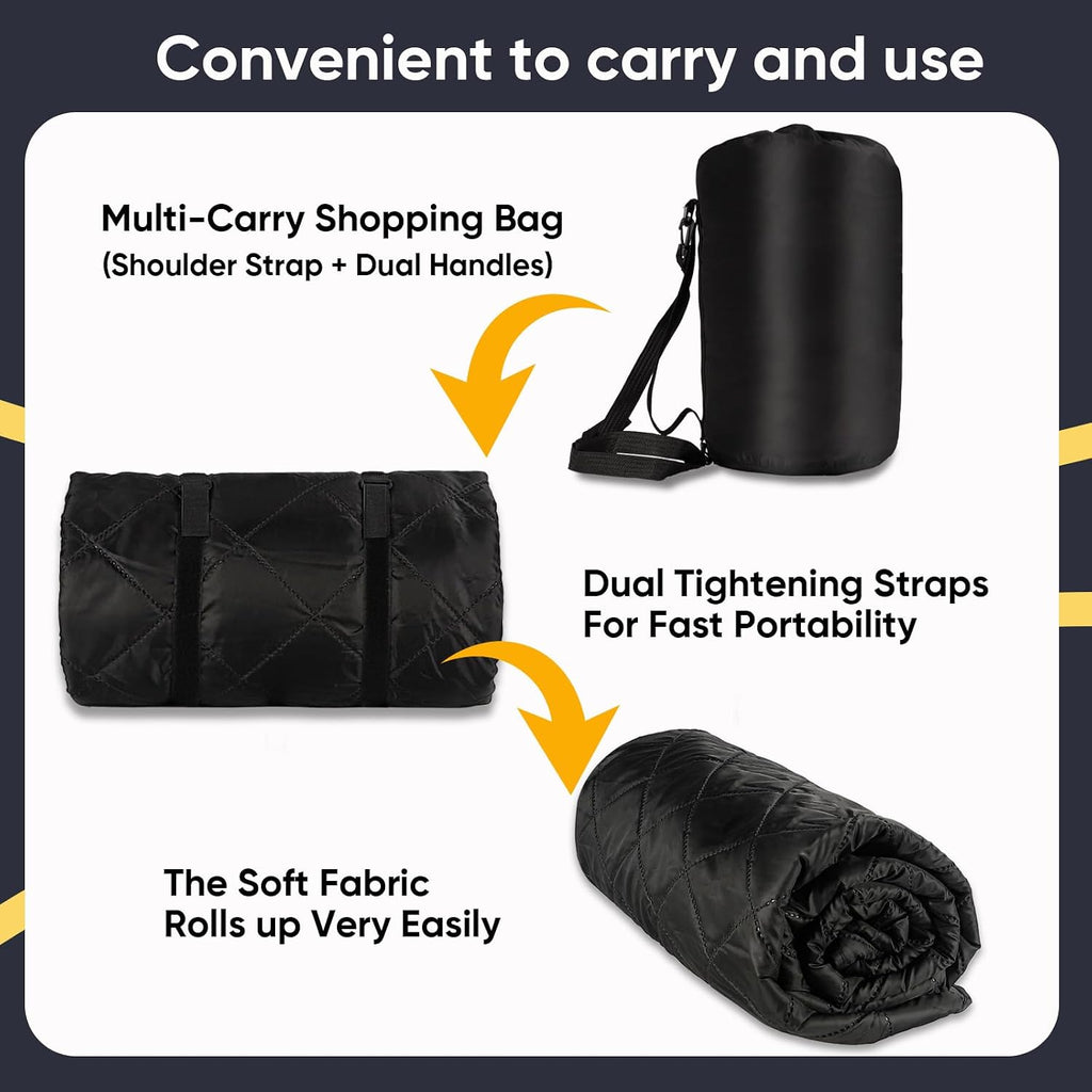 Waterproof Outdoor Blanket 82"x55", Windproof & Warm, 300 GSM Sherpa Lining