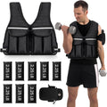 Prodigen Adjustable Weighted Vest, 0-10 lb/0-12 lb/0-18 lb Weight Vest for Women and Man with 8 Removable Sandbag and Pocket | Weighted Vest for Walking, Running, Weight Loss, Strength Training