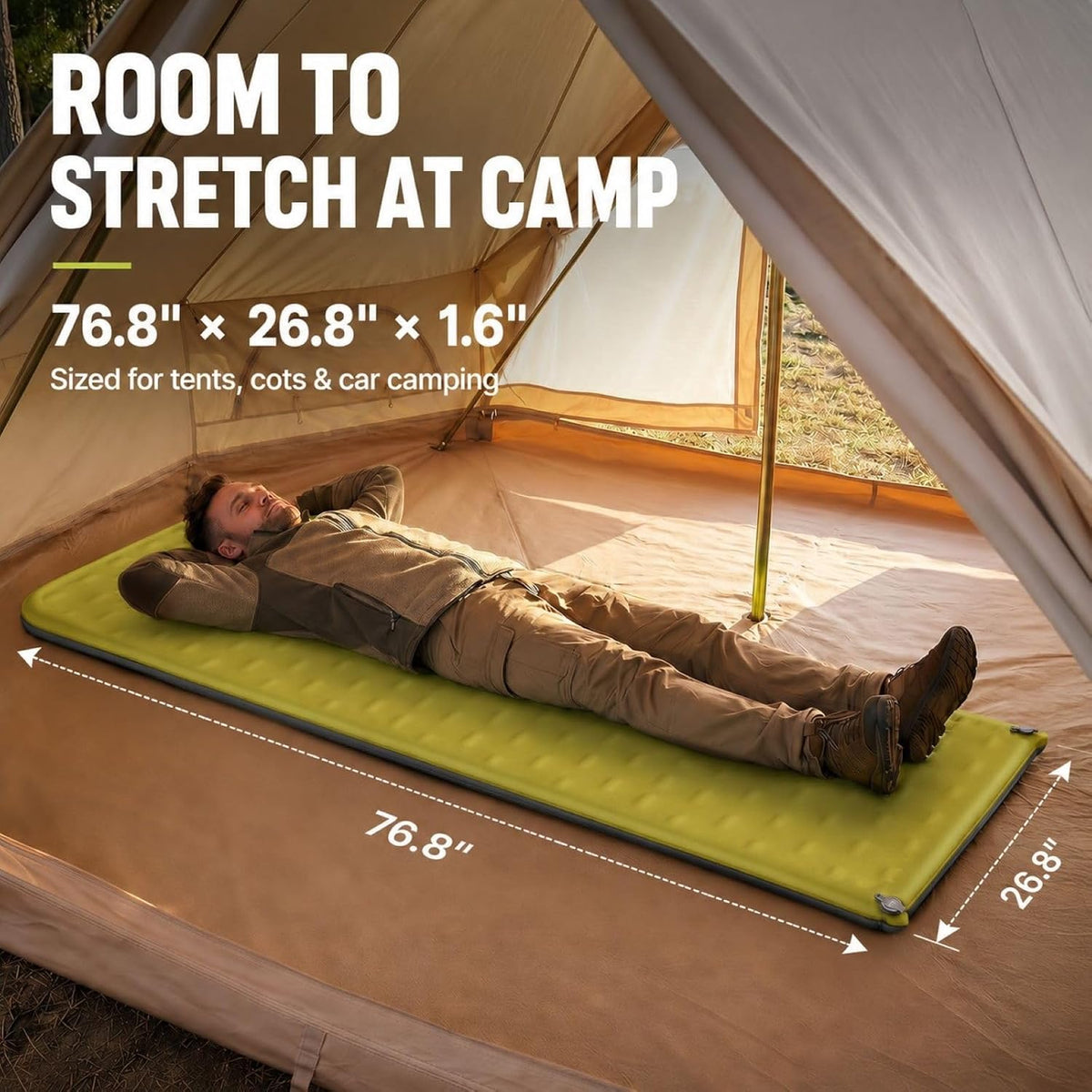 OGERY Foam Camping Mattress, Insulated Portable Sleeping Pad