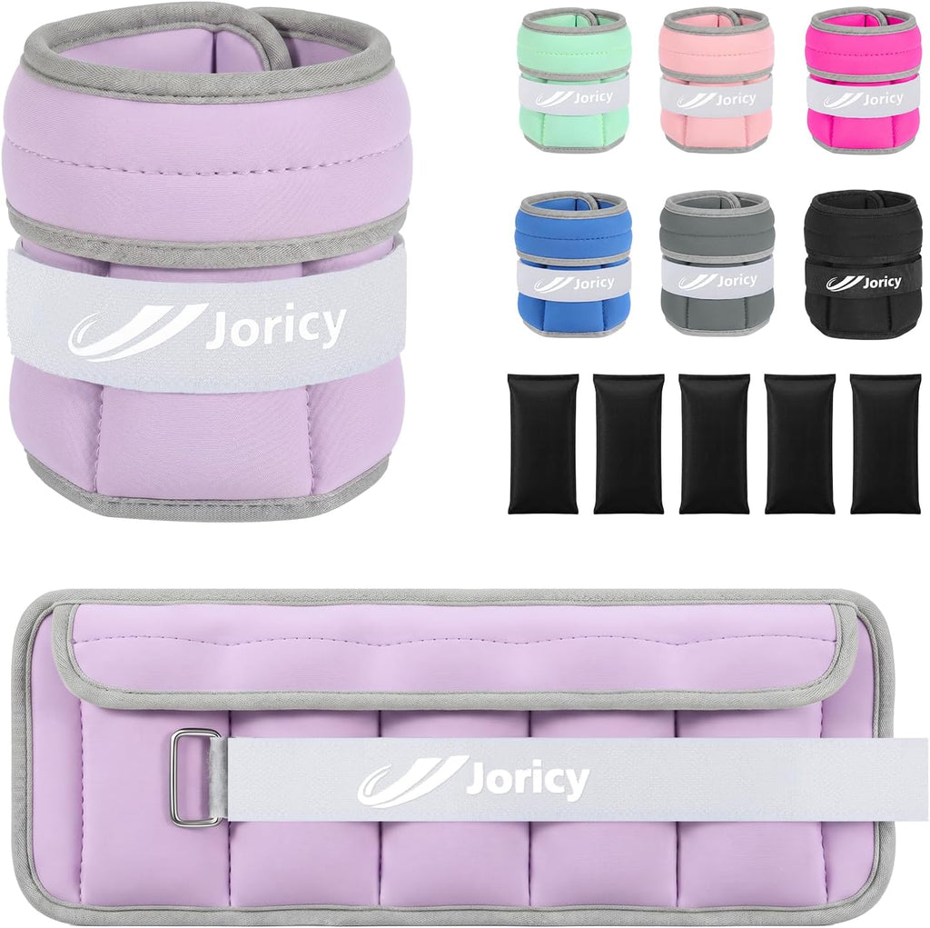 Adjustable Ankle Weights for Women Men A Pair of 1-3/4/5/6/8/10/20LBS