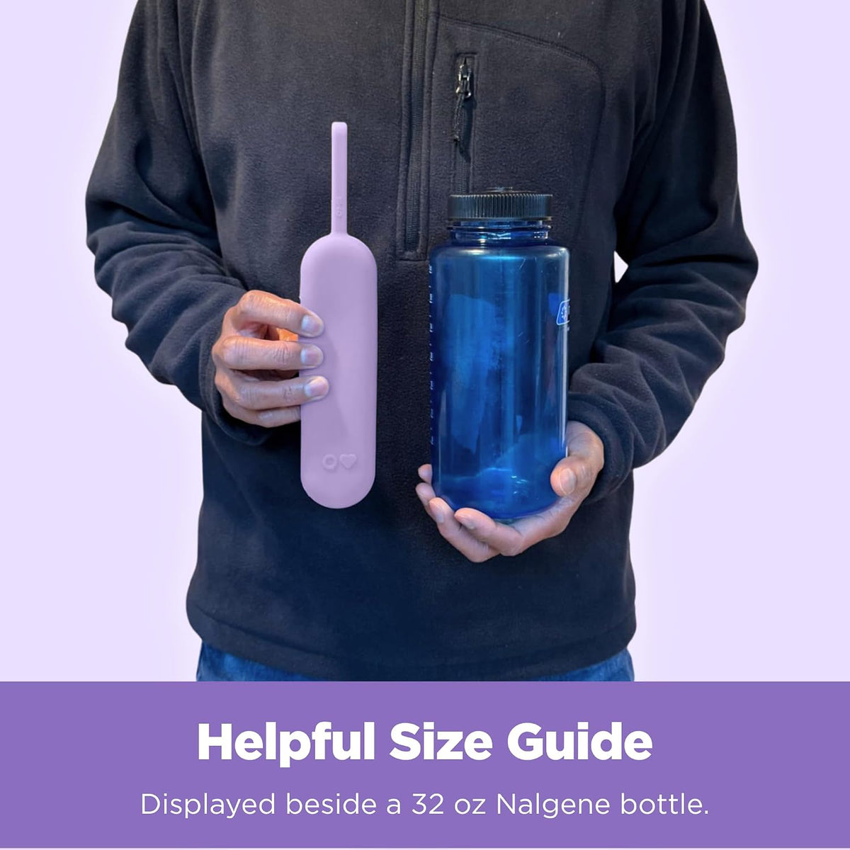Omie OmieBox Travel Fork & Spoon Set with Case, Purple