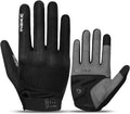 INBIKE Cycling Gloves for Men Women, Shock-Absorbing Memory Gel Padded Biking Gloves, Bicycle Breathable Touchscreen Reflective Full Finger Bike Gloves
