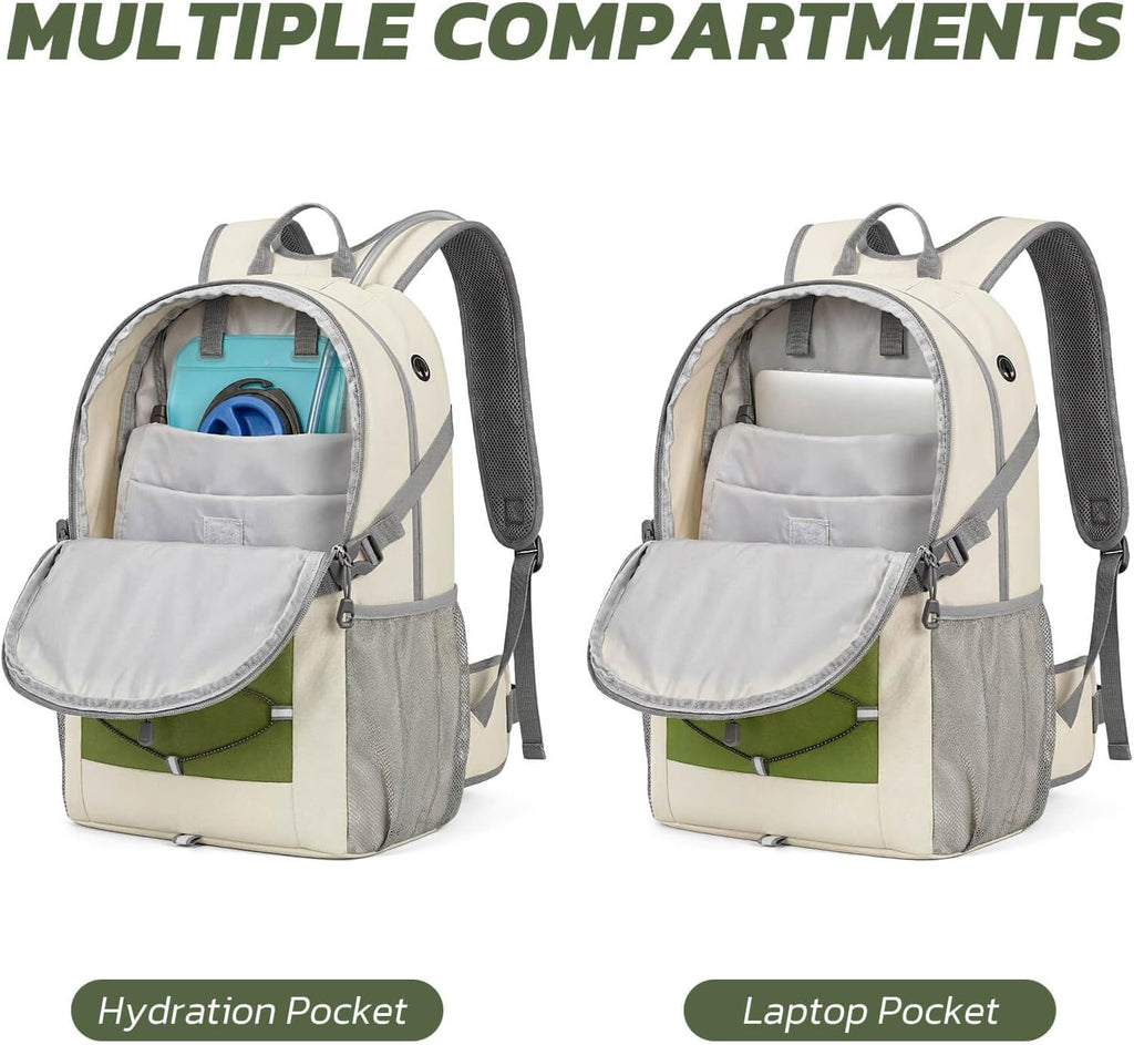 TILYMOL 30L Hiking Travel Backpack for Men Women with Hydration System
