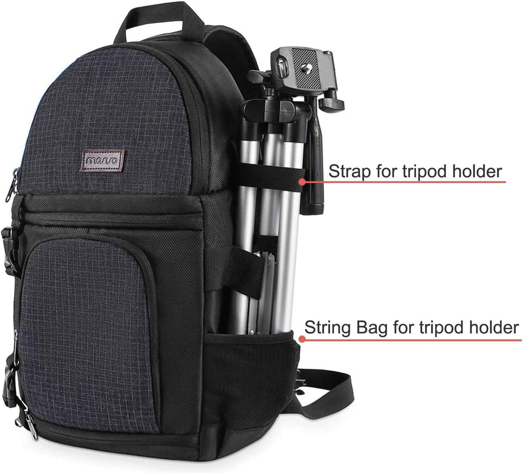 MOSISO Camera Sling Bag, Photography Shoulder Bag Compact Camera Backpack