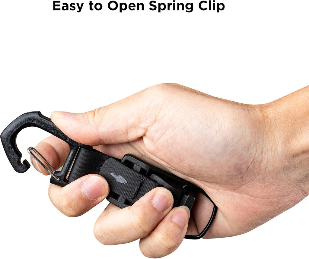 ALPAKA HUB Carabiner Quick Release Keychain with Magnetic Belt Clip