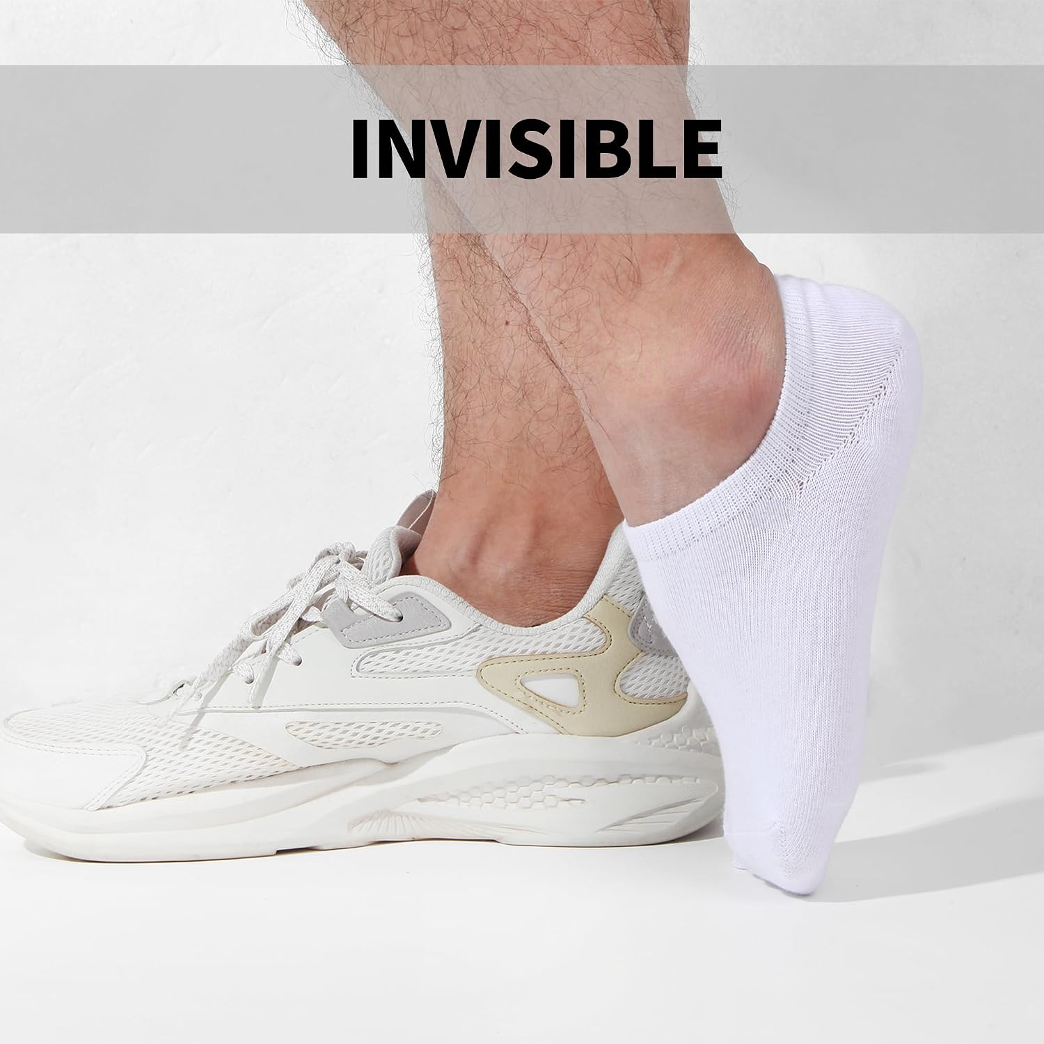 Nroktia 6/10 Pairs Non-Slip No Show Socks Men's & Women's Low-Cut Liners