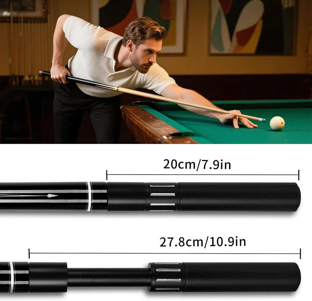 IIQ Pool Cues Stick, Pool Cue Stick Sets of 4/3/1 Cue Sticks 58 inch Pool Cues Adult Canadian Maple Wood Billiard Stick