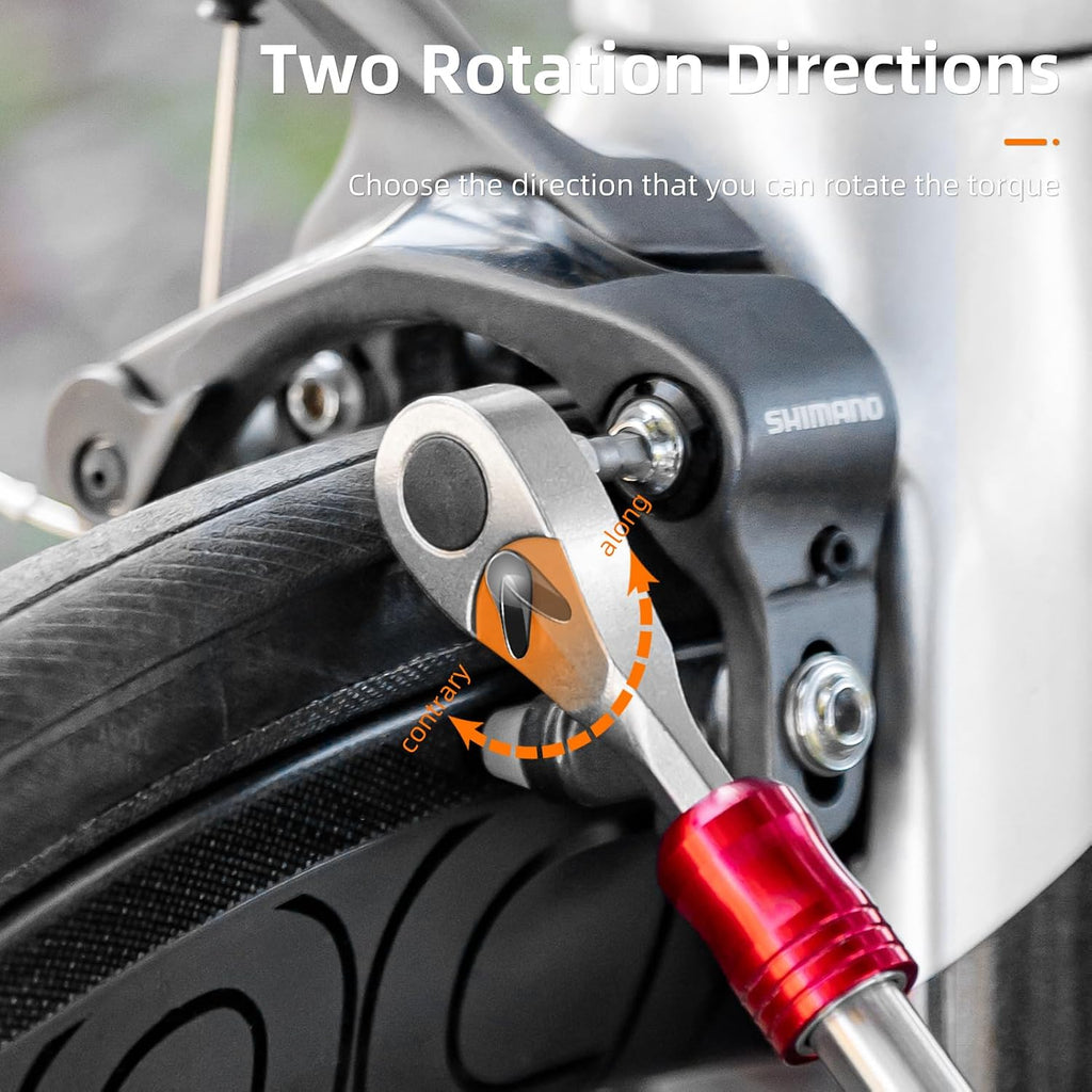 ROCKBROS 14‑in‑1 Bike Tool Magnetic Repair Tool Kit Reversible Wrench