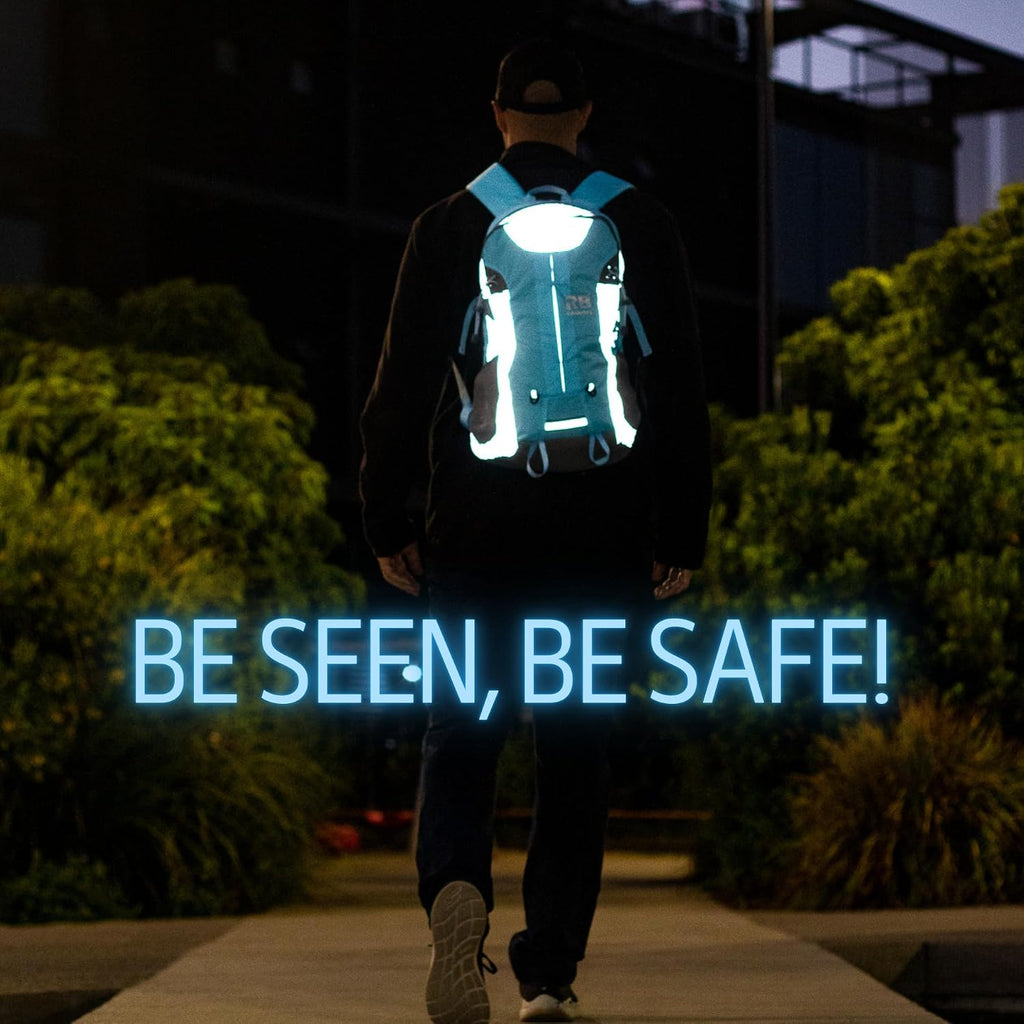 riderbag Reflective Motorcycle Backpack, Hi Viz Commuter Riding Bag