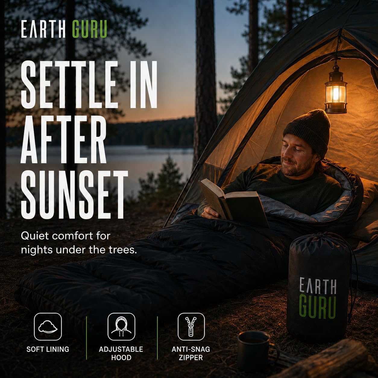 Sleeping Bags for Adults Cold Weather & Warm - Backpacking Camping Sleeping Bag for Kids 10-12, Girls, Boys - Lightweight Compact Camping Essentials Gear Accessories Hiking Sleep Must Haves