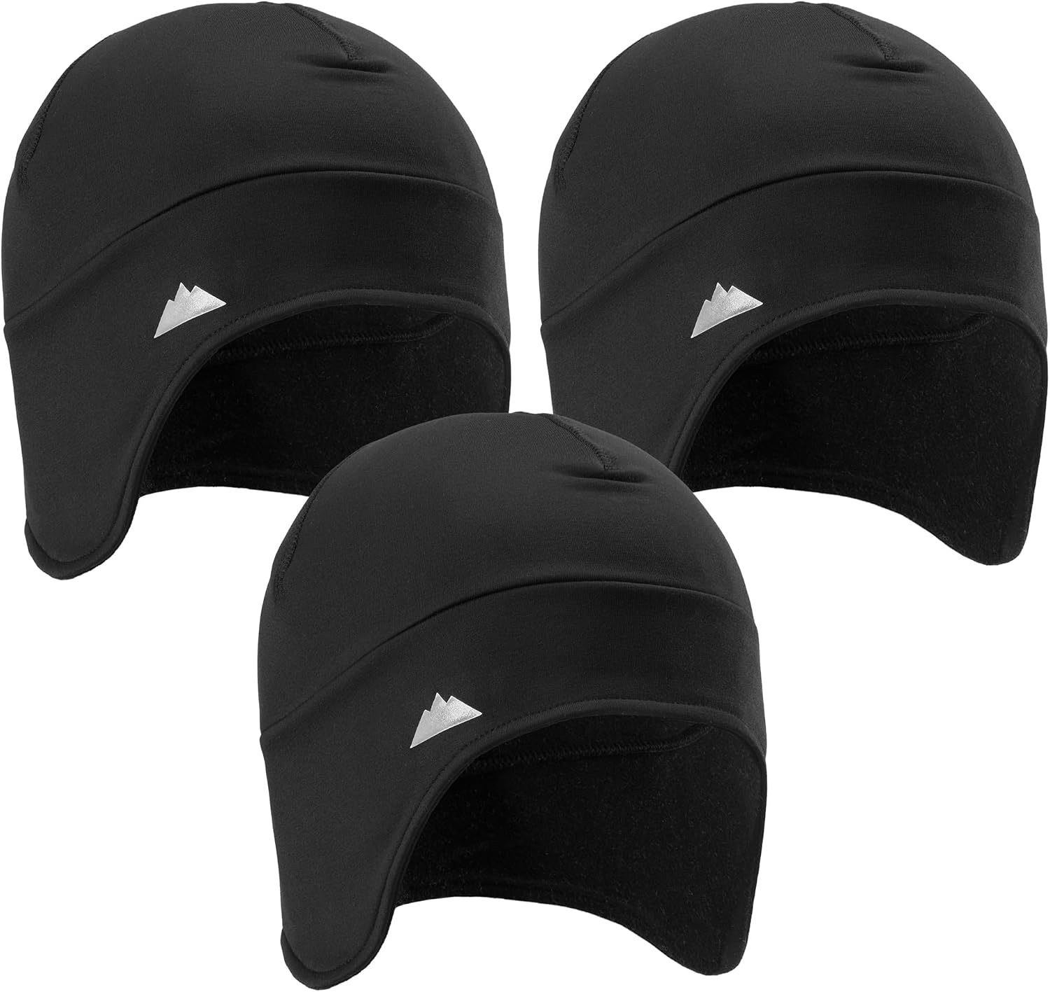 Tough Headwear Thermal Skull Cap - Moisture-Wicking Running Beanie - Snug Fit Ski Helmet Liner - Lightweight Cycling Cap