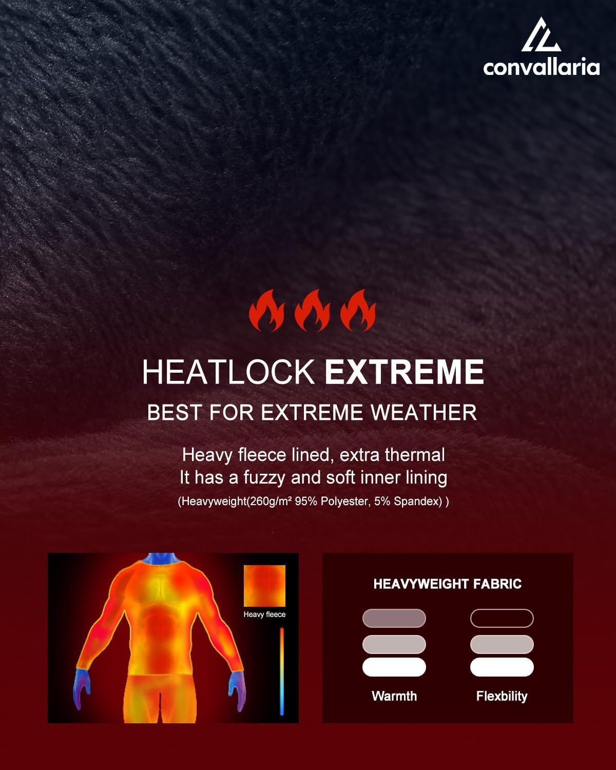 Thermal Underwear Long Johns for Men Cold Weather Base Layer Set