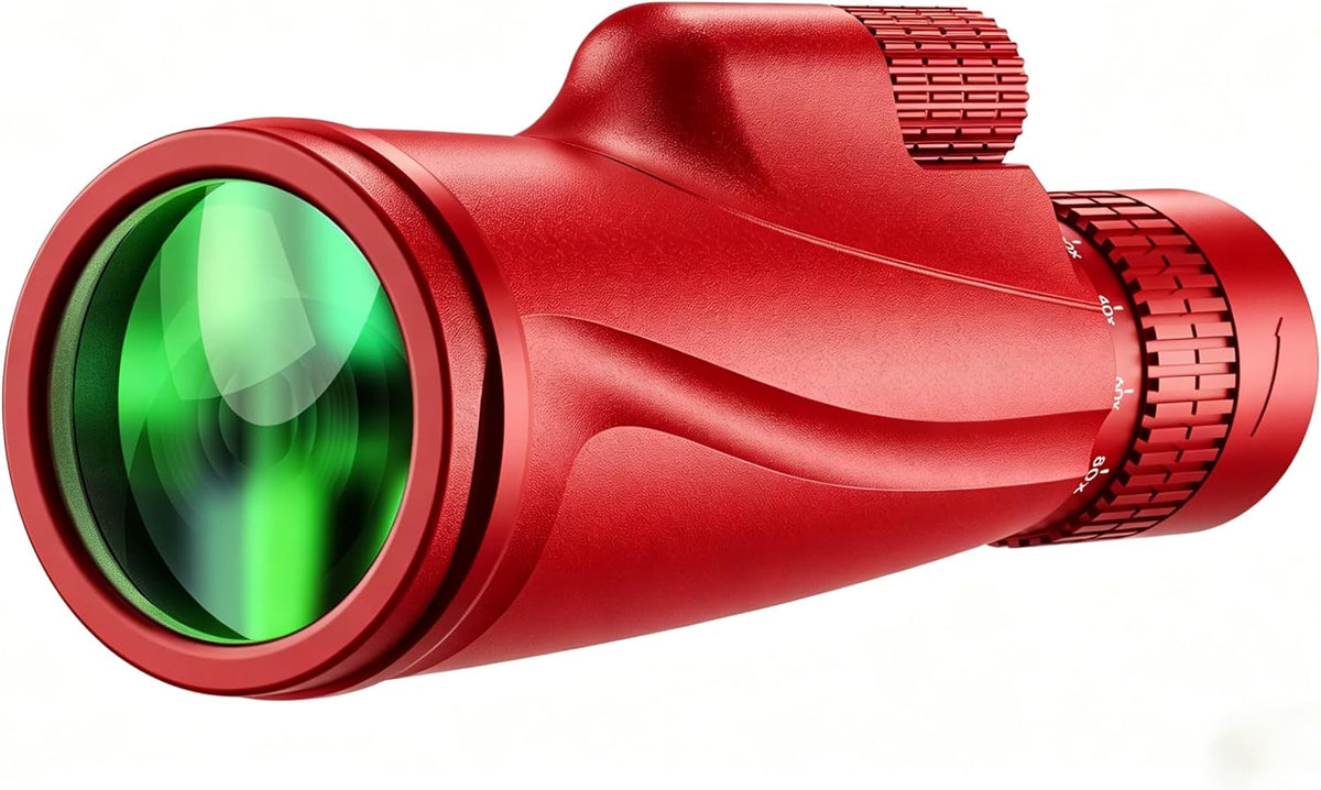 Monocular Telescope 80x100 Wide Field HD Monoculars for Adults with Tripod & Phone Adapter Perfect for Bird Watching Hiking & Outdoor Activities -Green