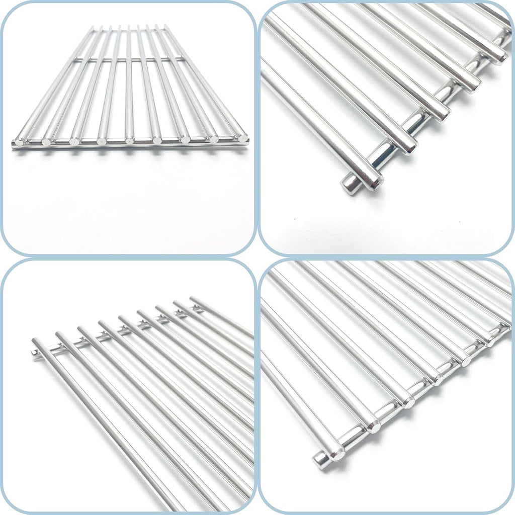 17-3/8” Stainless Steel 5 Grid Grates for Broil King Baron 540,590 590-S,Huntington 6133-84, 6133-87 6130-54, 6130-57 Broil-Mate 7130-64, 7133-64 Sterling 5130-54, 5130-64 Gas Grill