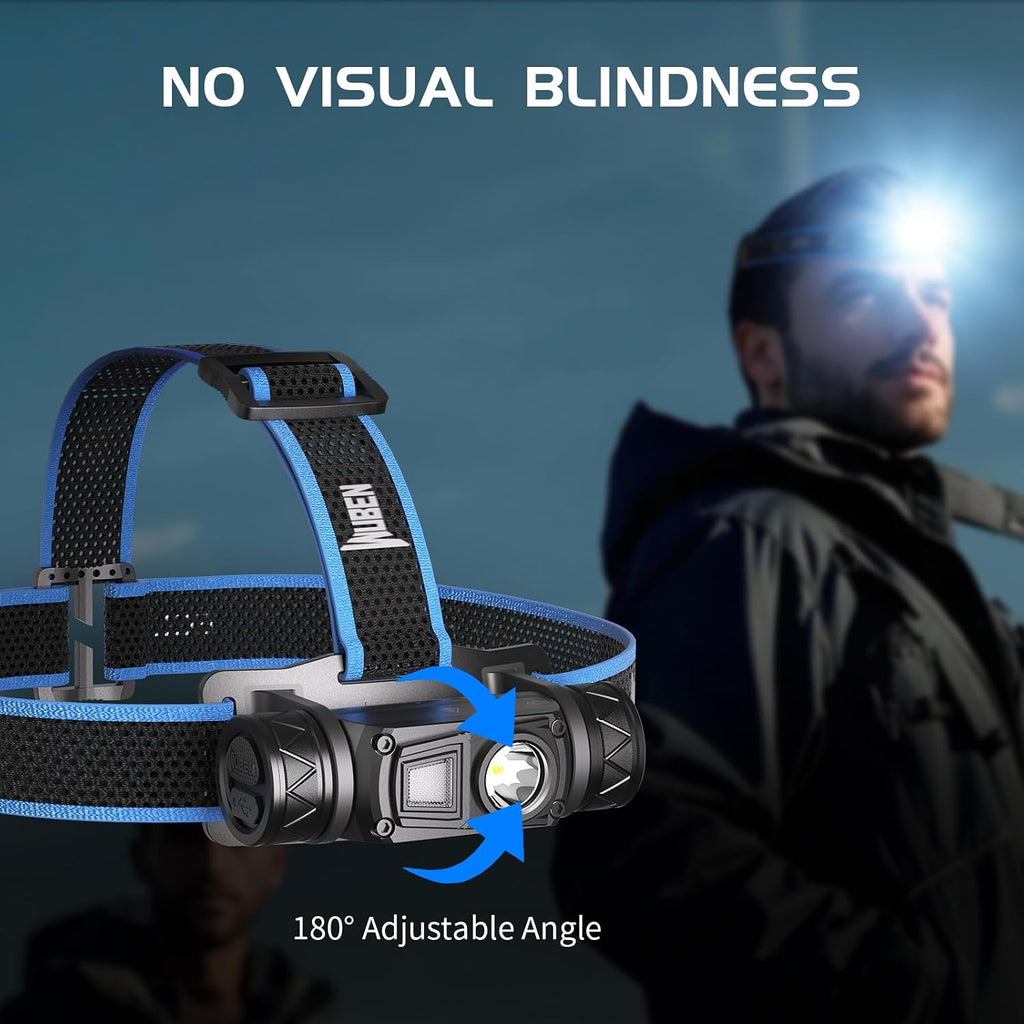 WUBEN H1 Pro Rechargeable Headlamp, 1200 High Lumen Ultra Bright