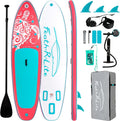 FEATH-R-LITE Inflatable Stand Up Paddle Board with Beginner SUP Accessories