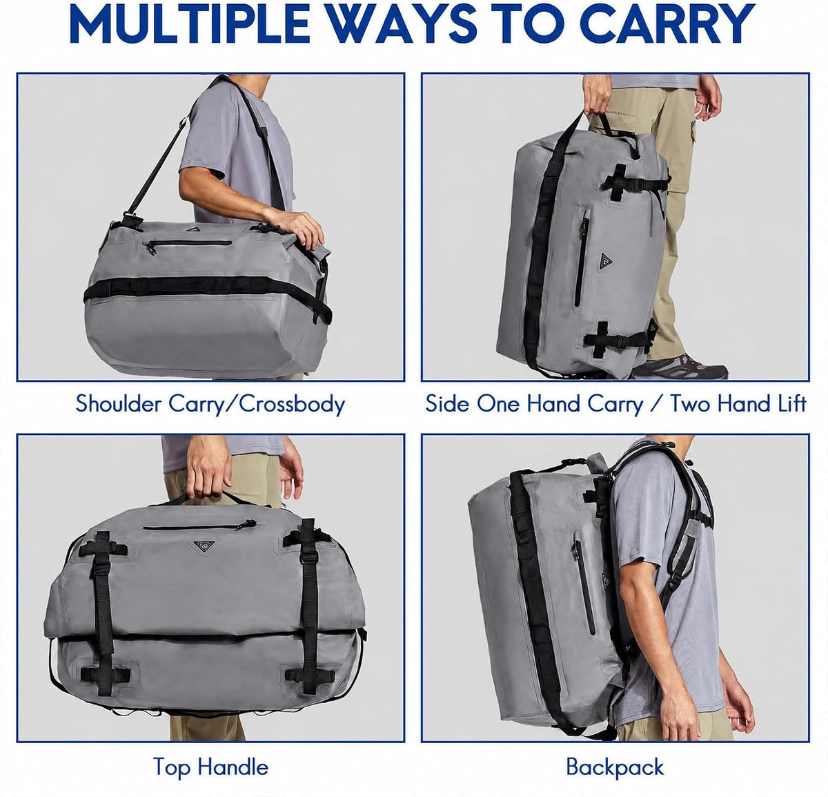 Haimont IPX7 Waterproof Roll-Top Dry Duffel Backpack Bag