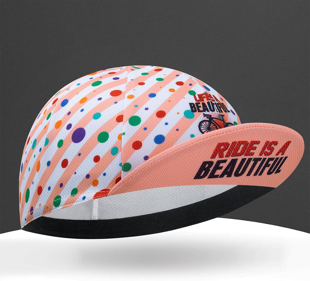 Cycling Cap for Man and Woman Cycling Hat Under Helmet-Polyester Breathable Sweat Absorbent