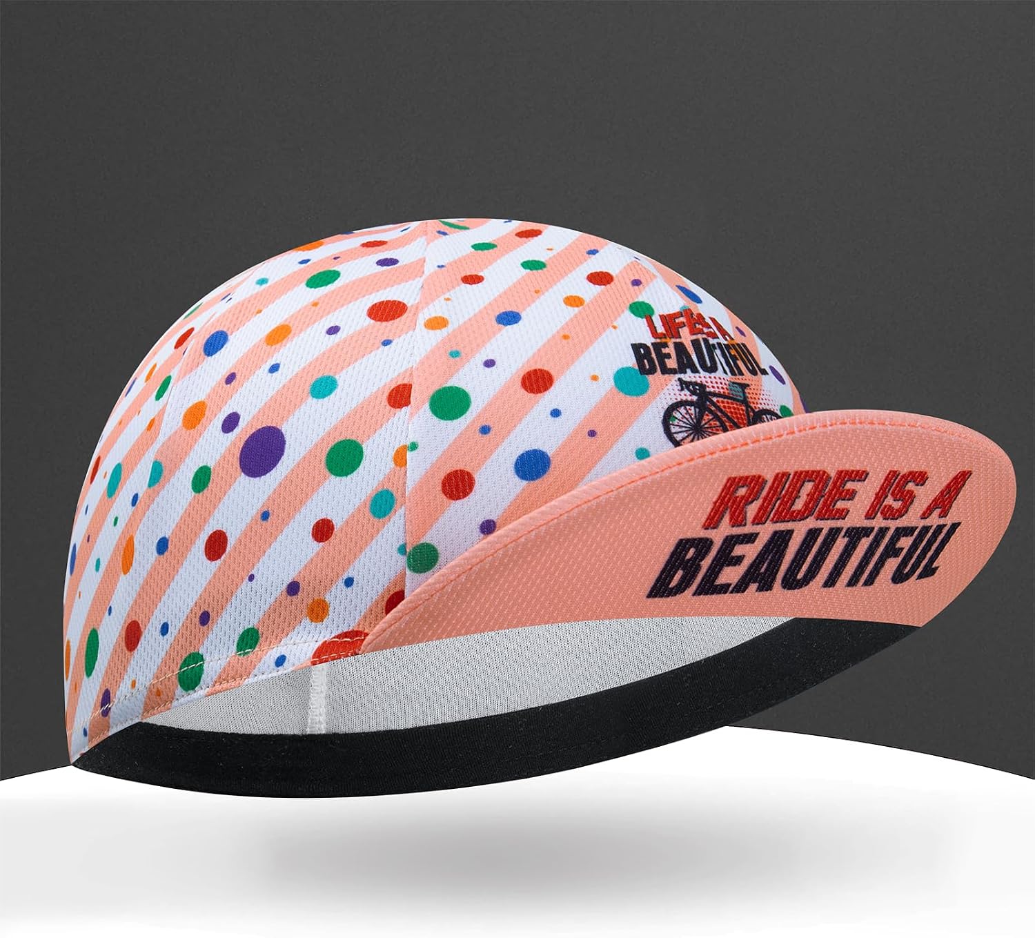 Cycling Cap for Man and Woman Cycling Hat Under Helmet-Polyester Breathable Sweat Absorbent