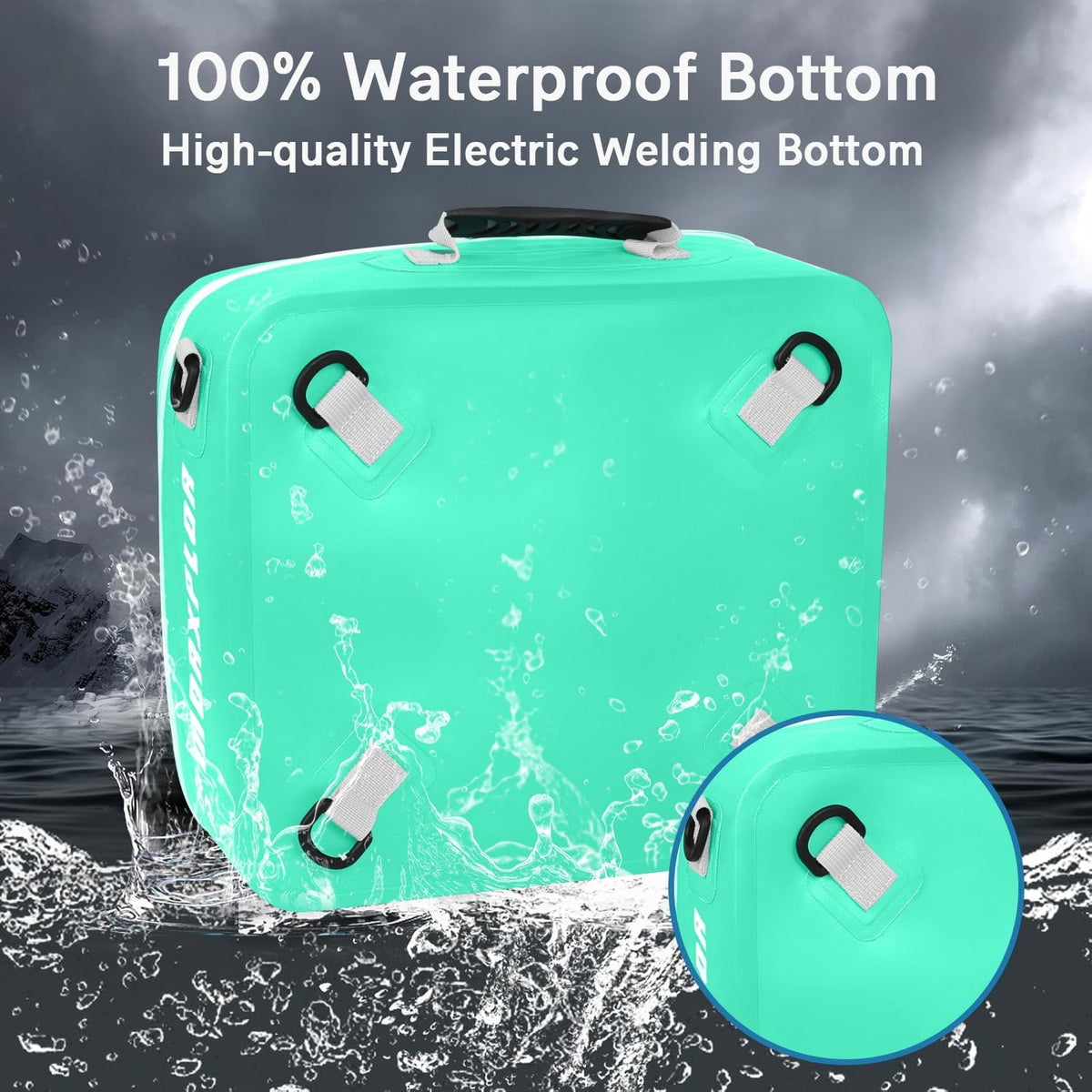 MORXPLOR Waterproof PVC Paddleboard Cooler Deck Bag - 12 Can Soft Insulated Cooler for Paddleboarding, Camping, Kayaking