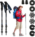 Lucern 6.5 oz (New Editon) Extreme Ultralight Anti-Shock Carbon Trekking Poles — Exceptionally Durable, Comfortable, Safe Across All terrains. Perfect for Backpacking and Long-Distance Hiking.