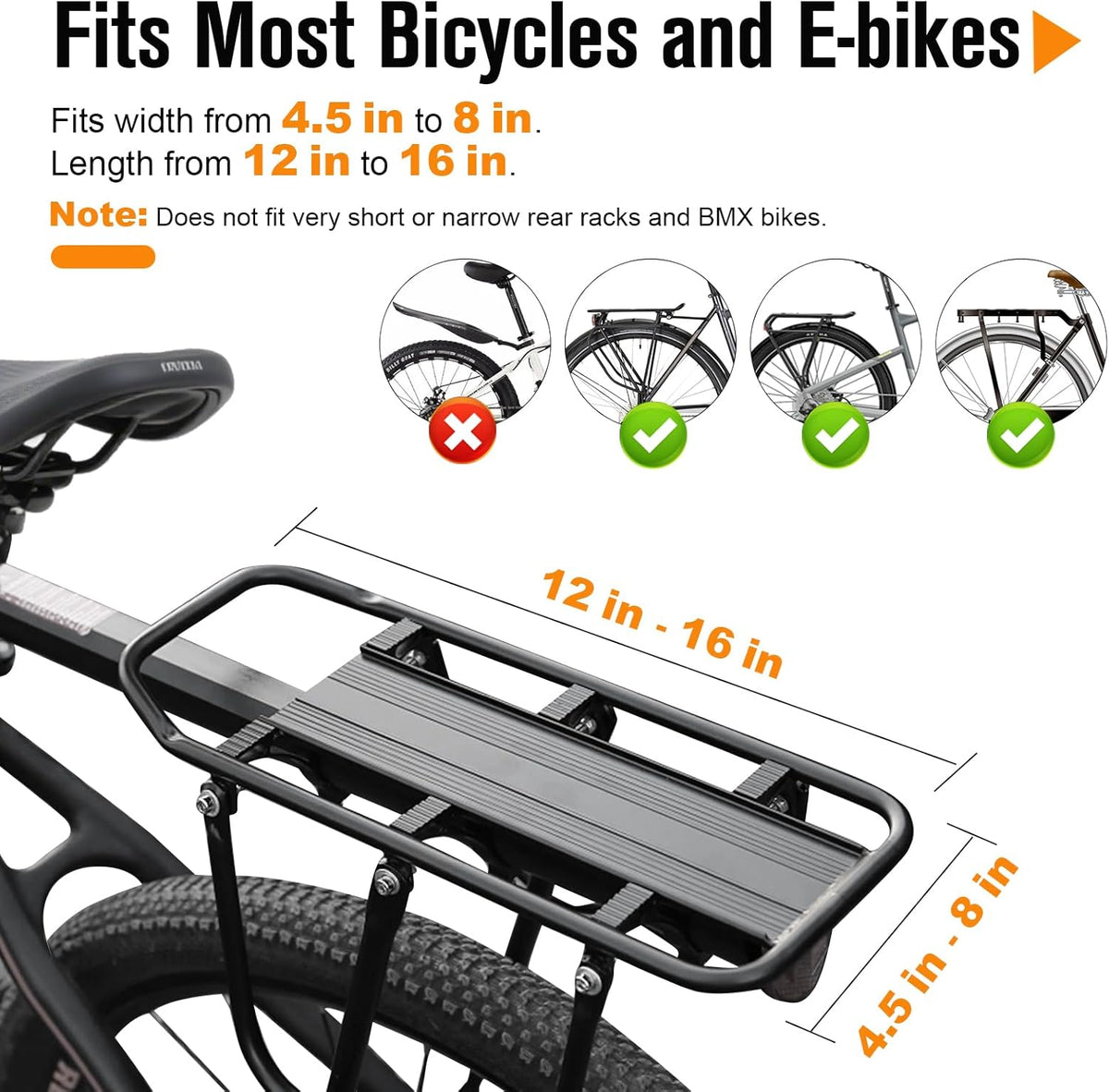 Bike Rack Bag, 20L EVA Hard Shell Insulated Cooler Bag, 3 in 1 Waterproof Expandable Bike Panniers Tin foil Insulation Bike Bag With Rain Cover for Commute Shopping Cycling Trip