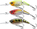 TRUSCEND Swimmax Easy Catch Fishing Lures with BKK Hooks, Wiggling, Vibrating, Rattling and Gurgling for More Bite, Heavy-Duty Dyneema Fiber Jointed Swimbaits for Bass, Trout, Walleye, Crappie, Pike