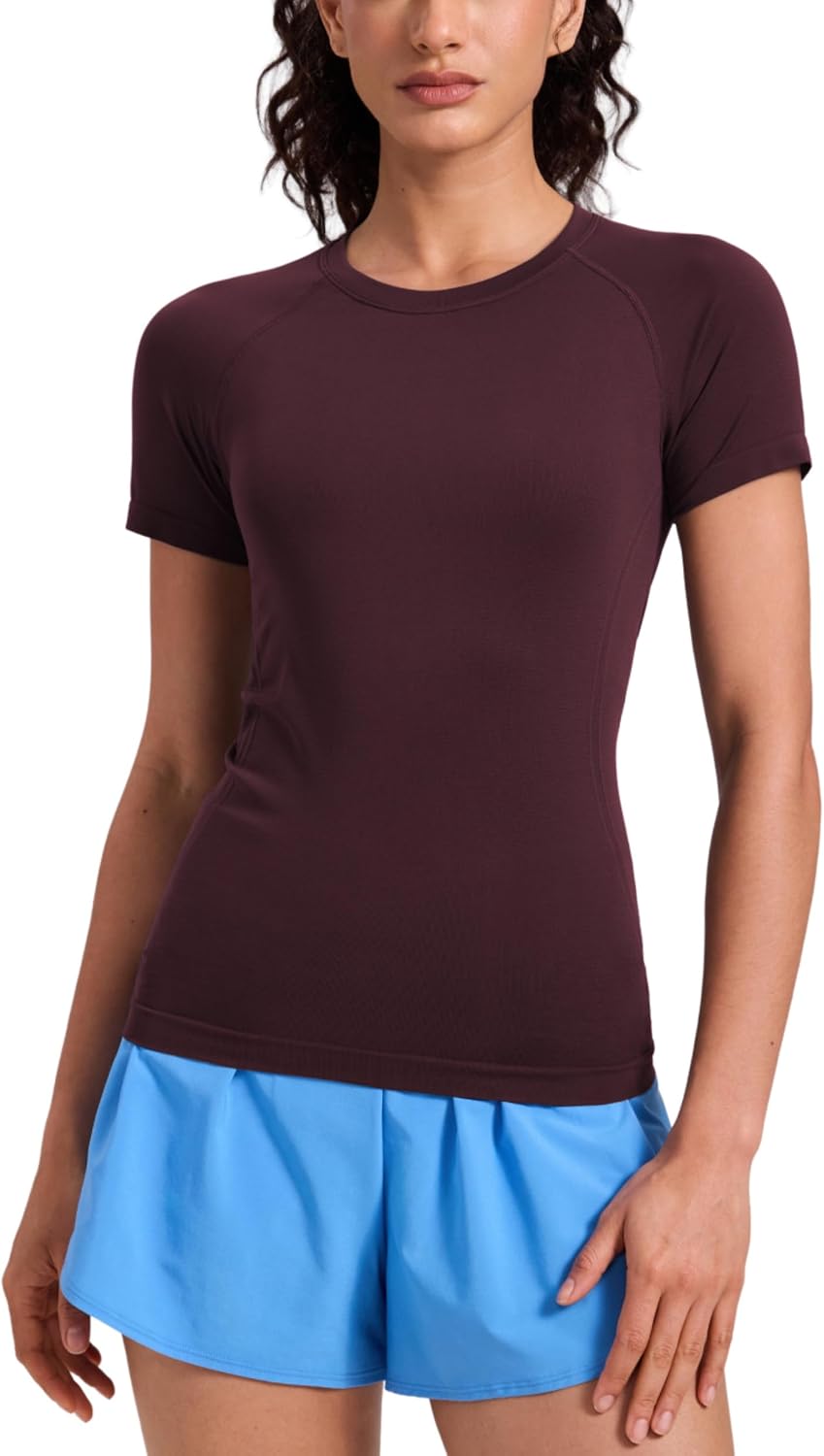 CRZ YOGA Seamless T-Shirt Hip Length