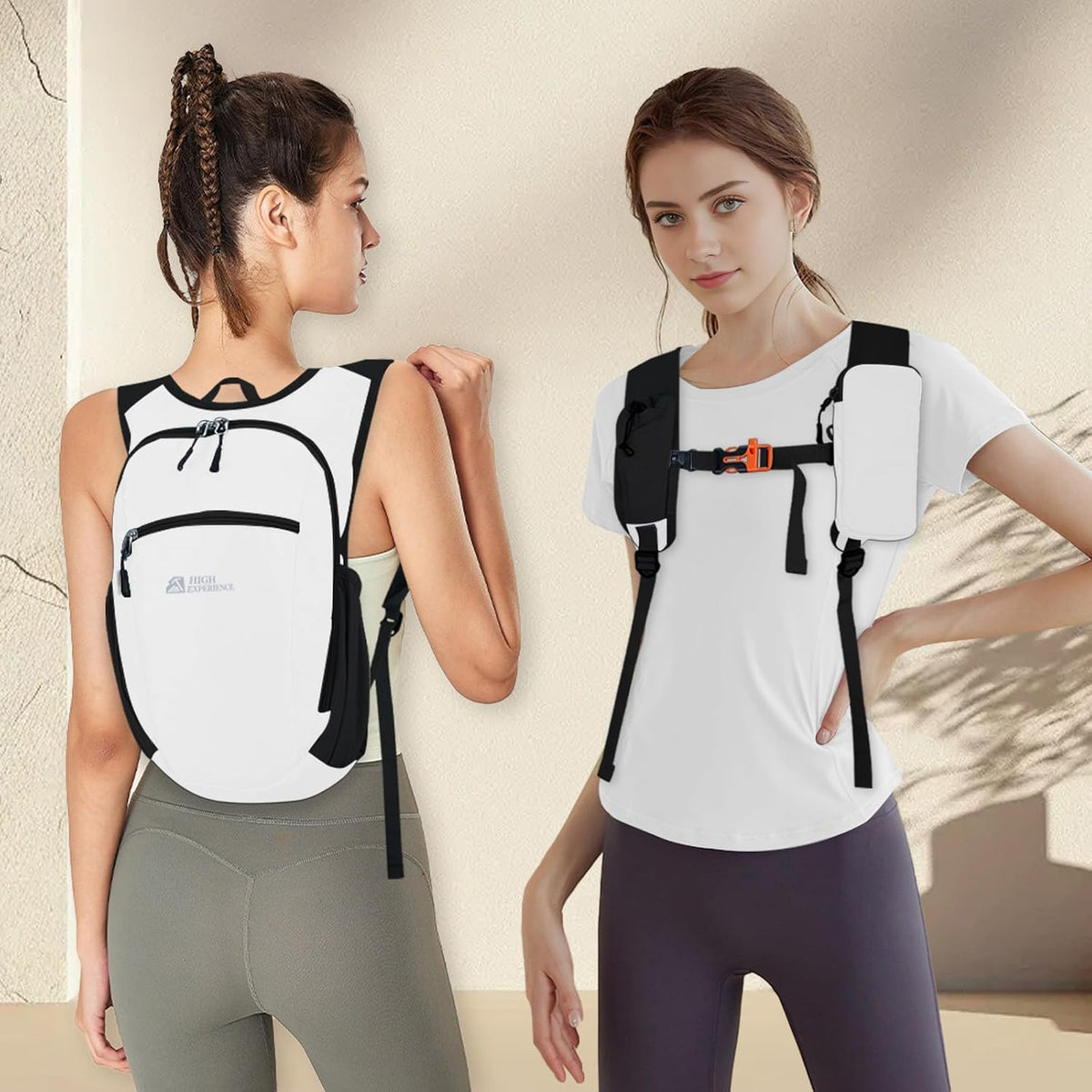 Small Hiking Backpack Packable Lightweight for Women Men